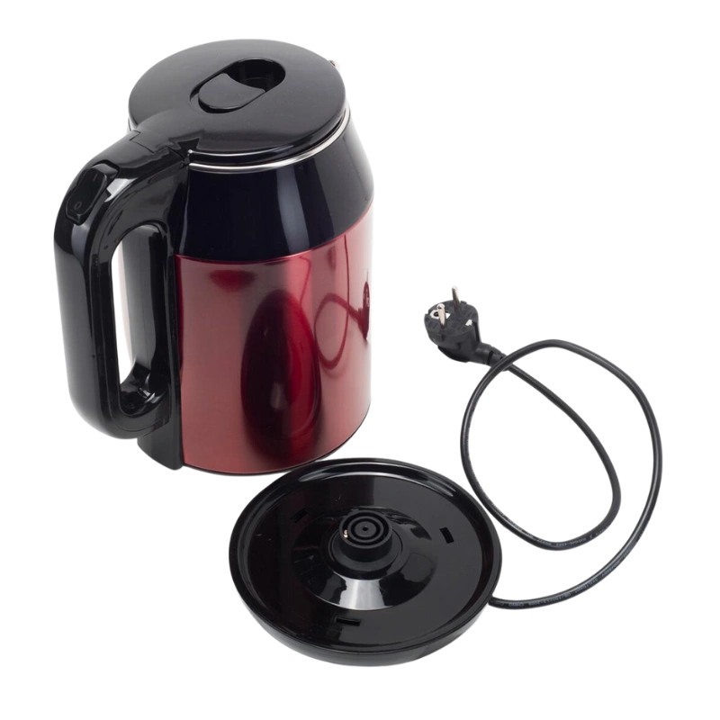 Hausberg HB‑3623RS Dubbelwandige Waterkoker 2,2 L – 1800W Rood - Afbeelding 2