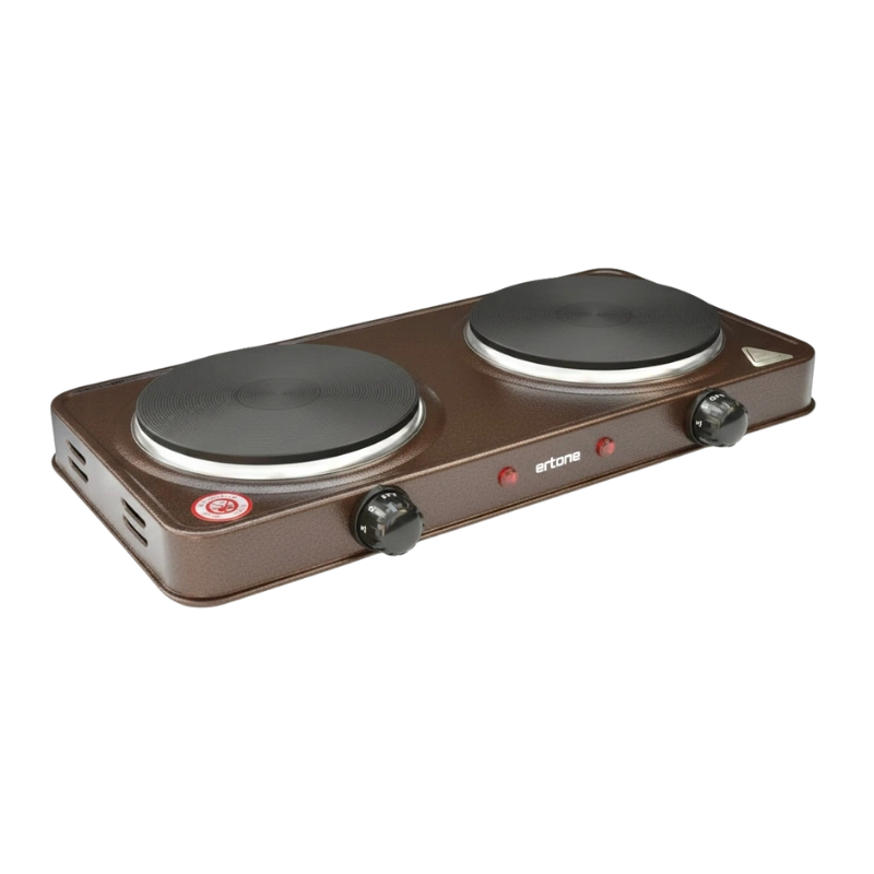 Ertone MN-200MR Kookplaat met Dubbele Brander 1500W - Afbeelding 2