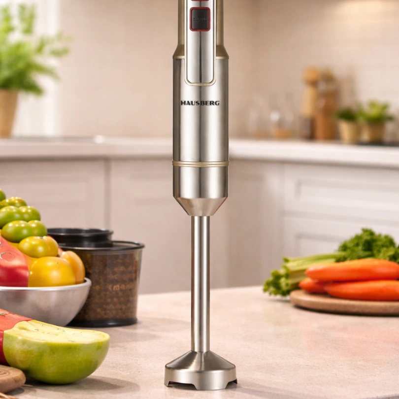 Hausberg HB‑7668AU Staafmixer – Goud 1000W - Afbeelding 2